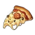 Clockie Pizza (Single Slice) Icon