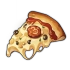 Clockie Pizza (Single Slice) Large Icon