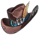 Фетровая шляпа стрелка с колоском пшеницы Icon