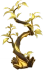 담황색 잎의 가지 Splash Icon